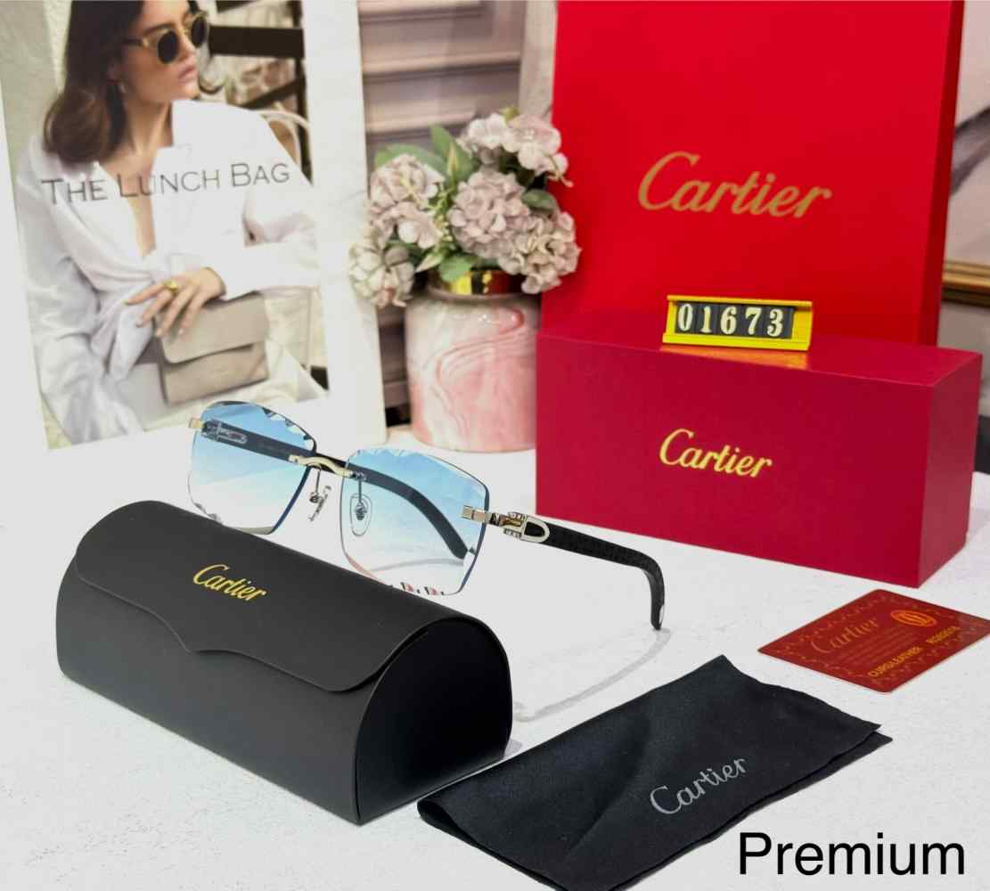 Cartier Colour Changing Lens Blue Premium Sunglasses