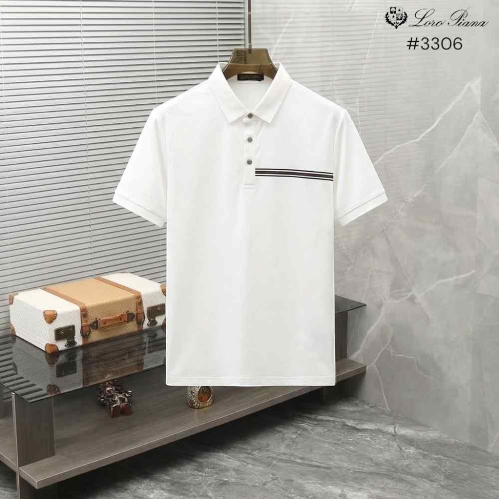 Loro Piana White Premium Quality T-Shirt