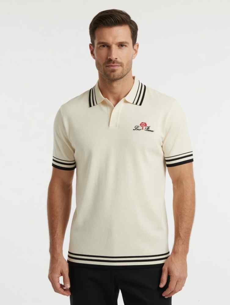Loro Piana Cream Premium Quality T-Shirt