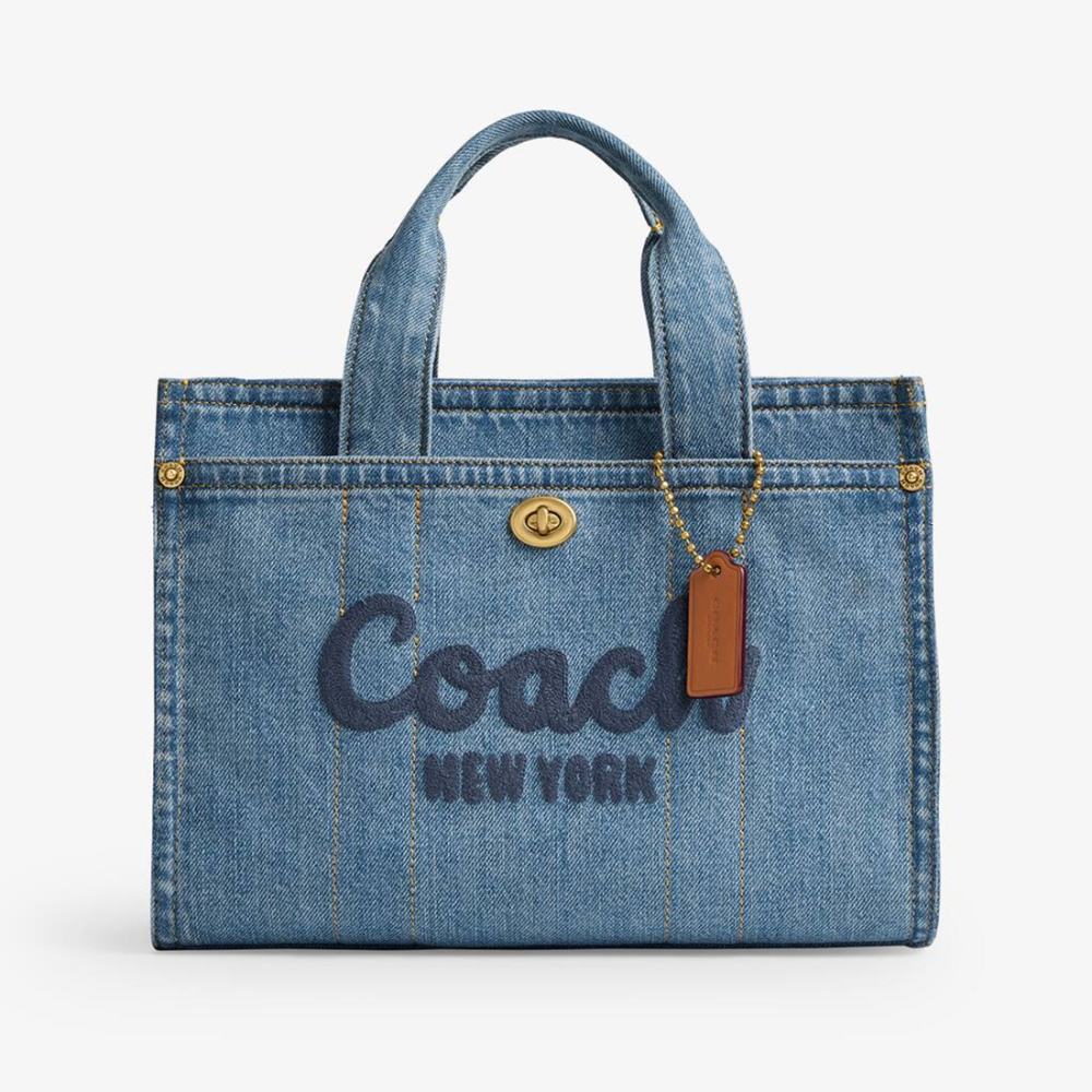 Coach Tabby Quilted Denim Tote Bag