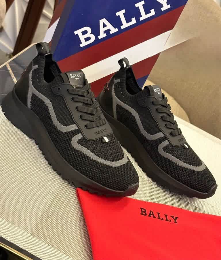 Bally Black Premium Quality Sneakers