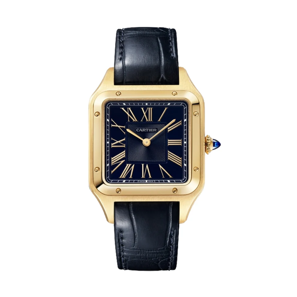 Cartier Santos-Dumont Large 18K Rose Gold Model Watch WGSA0032