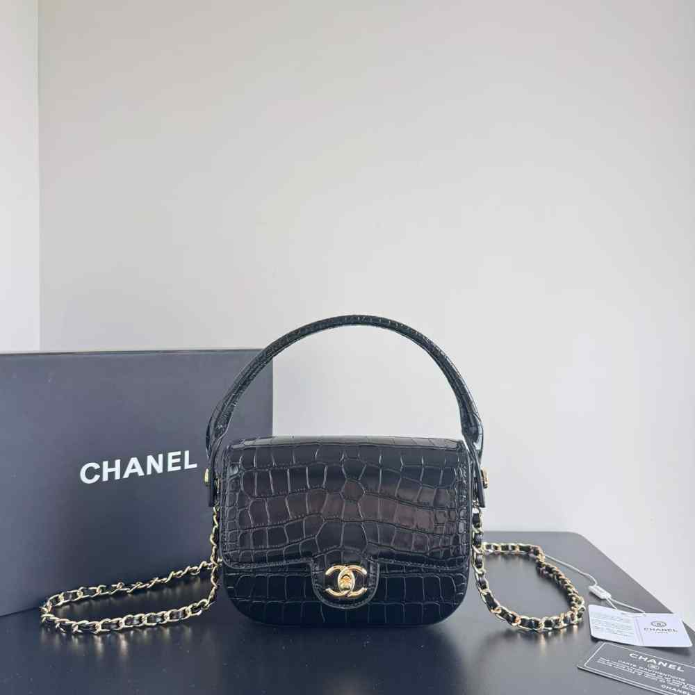 Chanel Black Small Nano Sling Bag