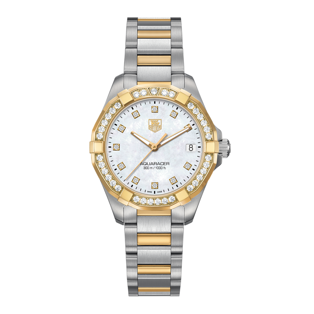 Tag Heuer Aquaracer Quartz Two-Tone Watch WBD1323.BB0320