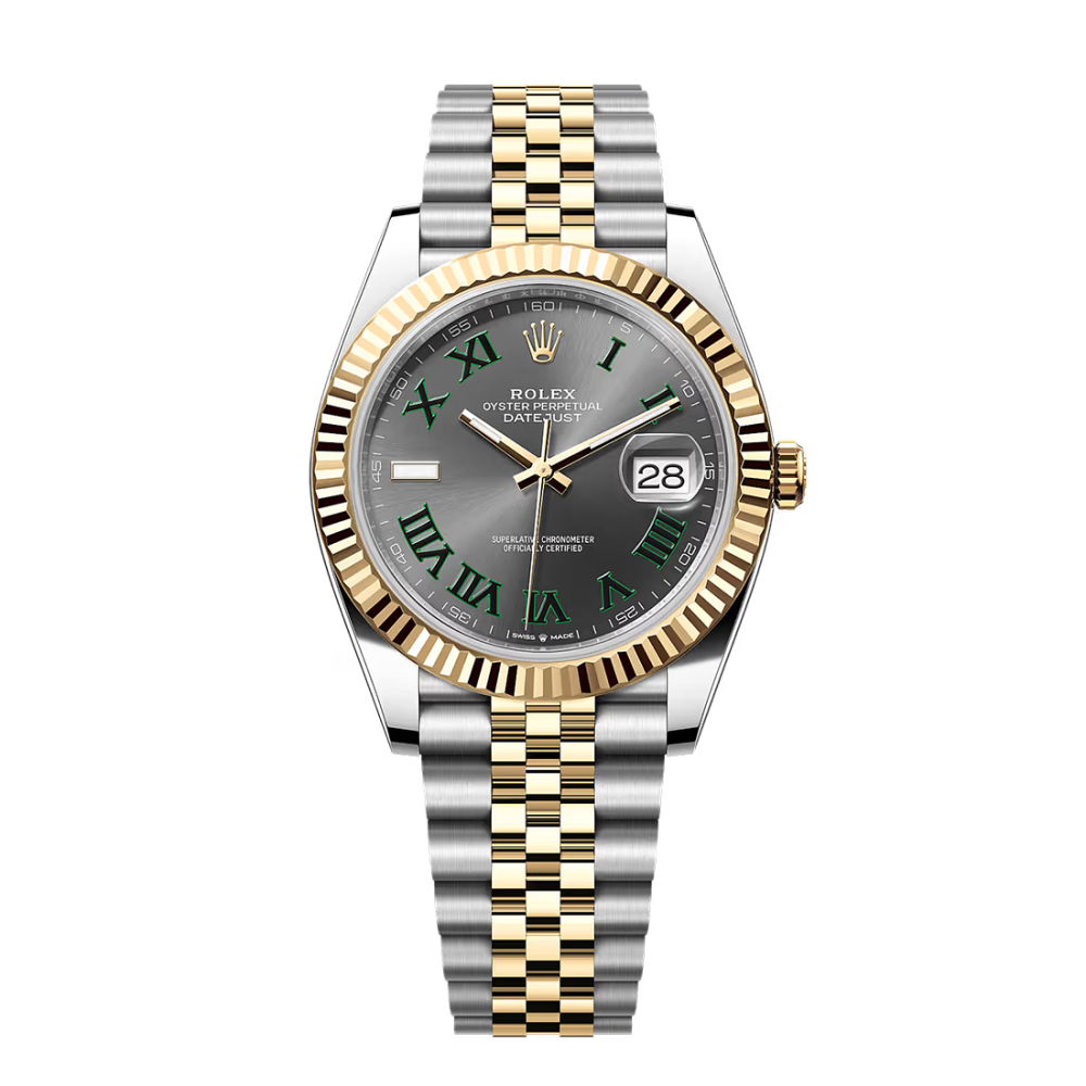 Rolex Datejust 41 126333 Wimbledon Dial Jubilee Bracelet Watch