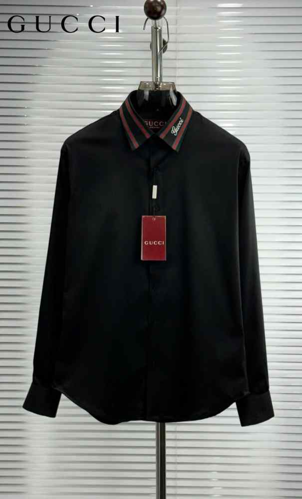 Gucci Black Premium Quality Cotton Shirt