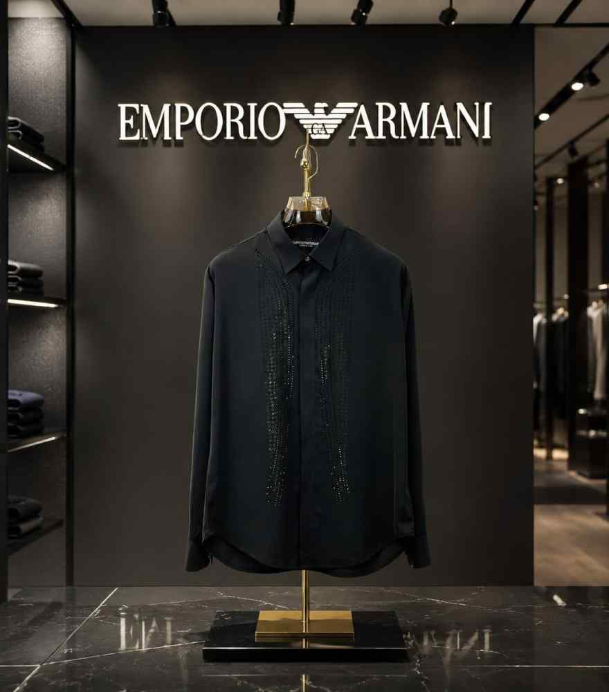 Emporio Armani Black Premium Quality Shirt