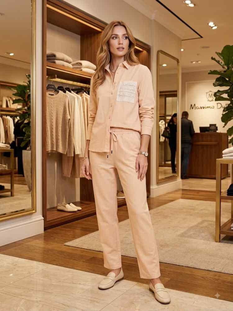 Masimo Dutti Pink Premium Quality Co-ord Set