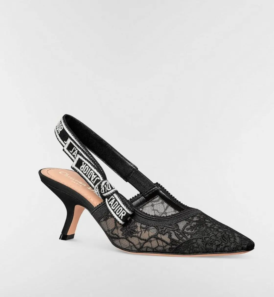 Christian Dior Black Premium Quality Heels Sandals