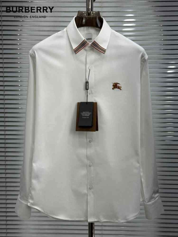Burberry White Premium Quality Shirt
