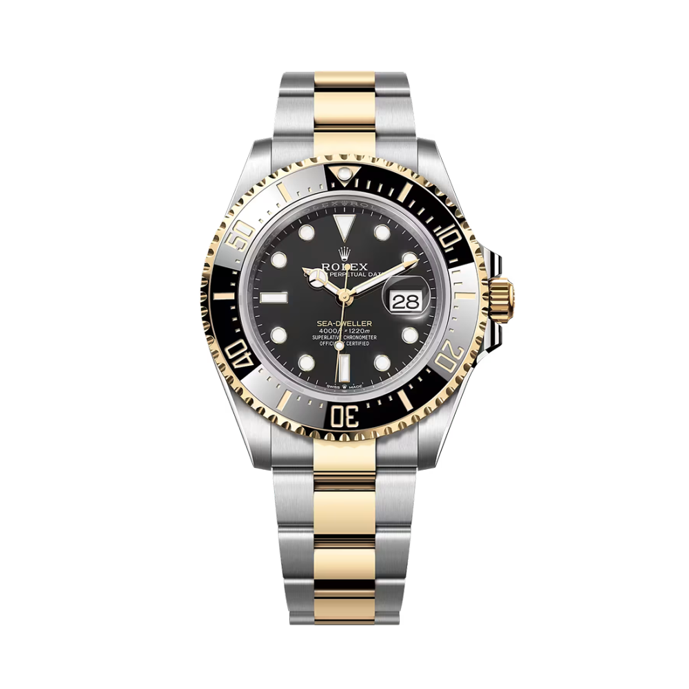 Rolex Sea-Dweller Oyster, 43 mm, Oystersteel and Yellow Gold Black Dial Watch 126603