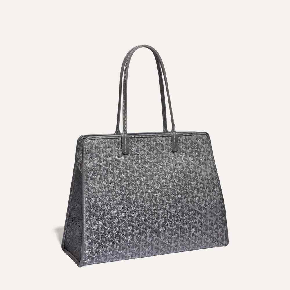 Goyard Hardy PM Grey Tote Bag