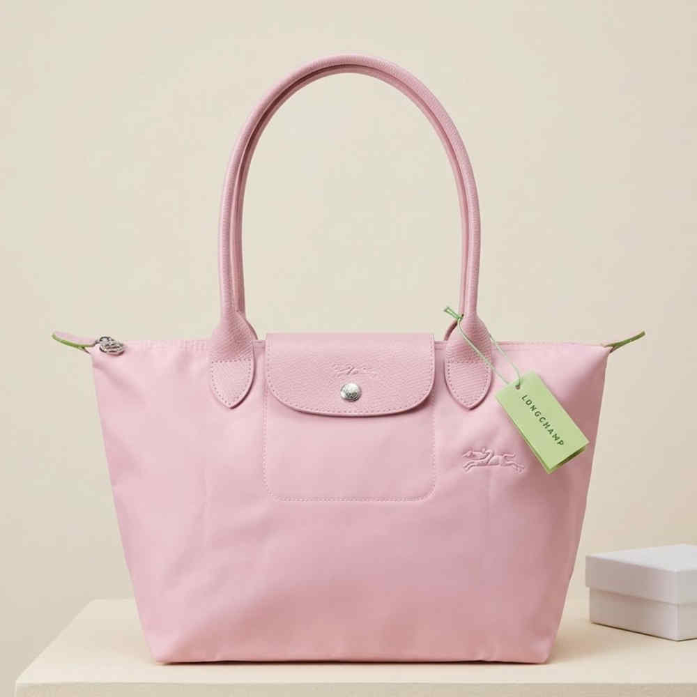 Longchamp Le Pliage Pink Tote Bag