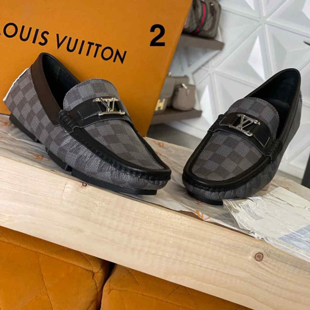 Louis Vuitton Hockenheim Moccasin Black Loafer