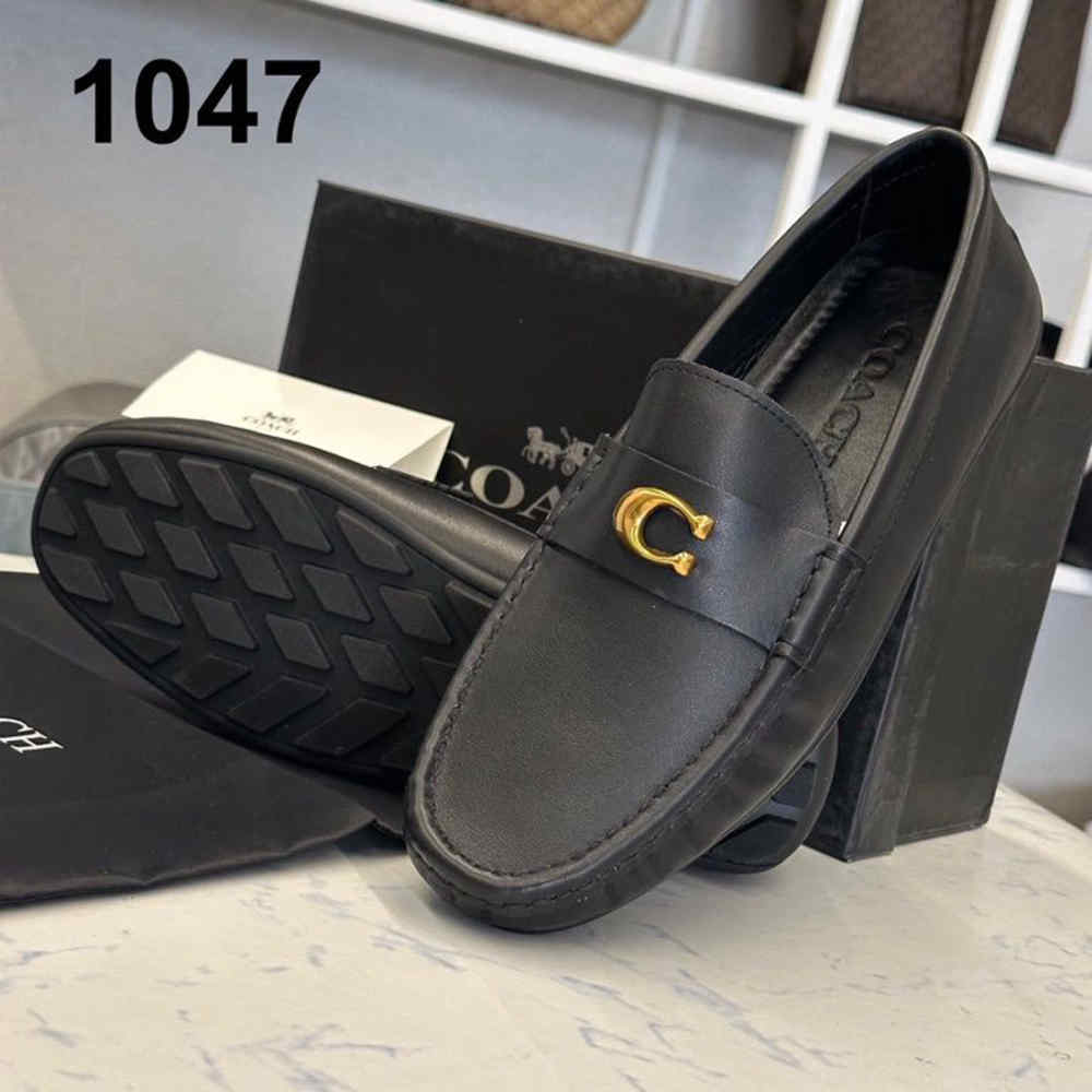 Coach Jolene Leather Loafers