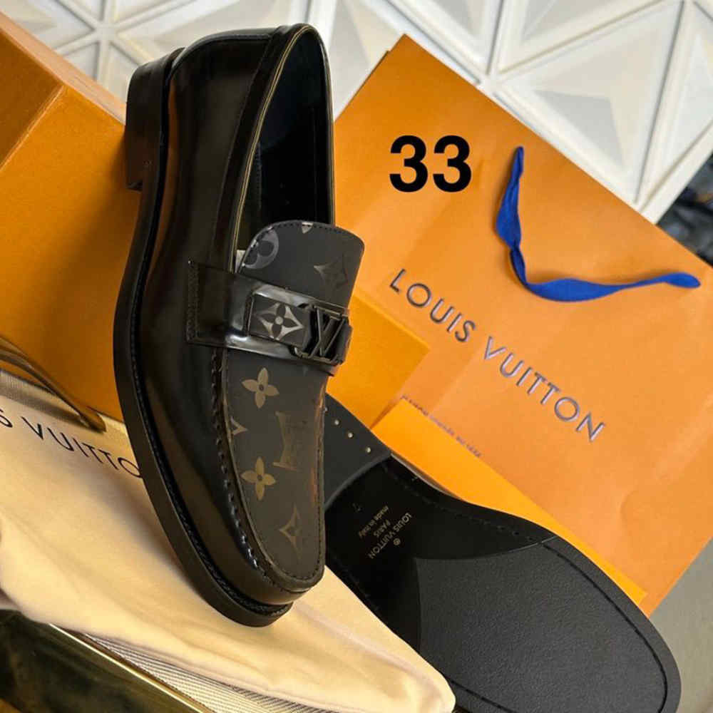 Louis Vuitton Men's Monogram Macassar Major Loafers