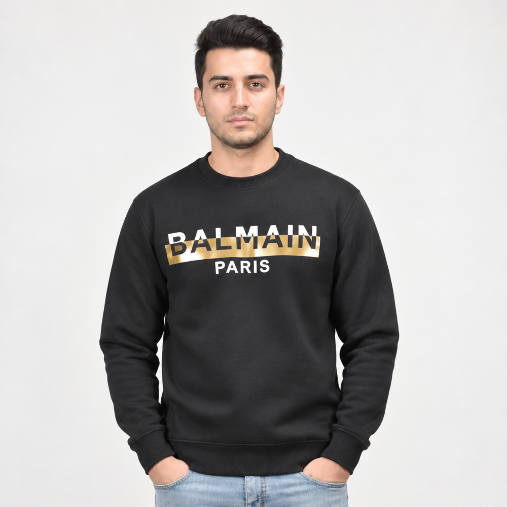 Balmain Black Premium Quality Sweatshirt