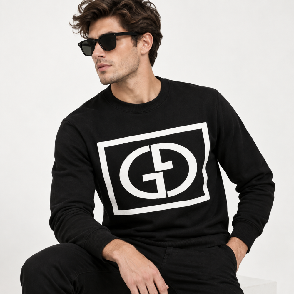 Giorgio Armani Black Premium Quality Sweatshirt