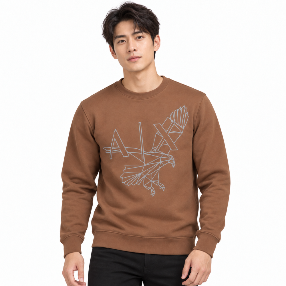 Armani Exchange Brown Premium Quality Sweatshirt