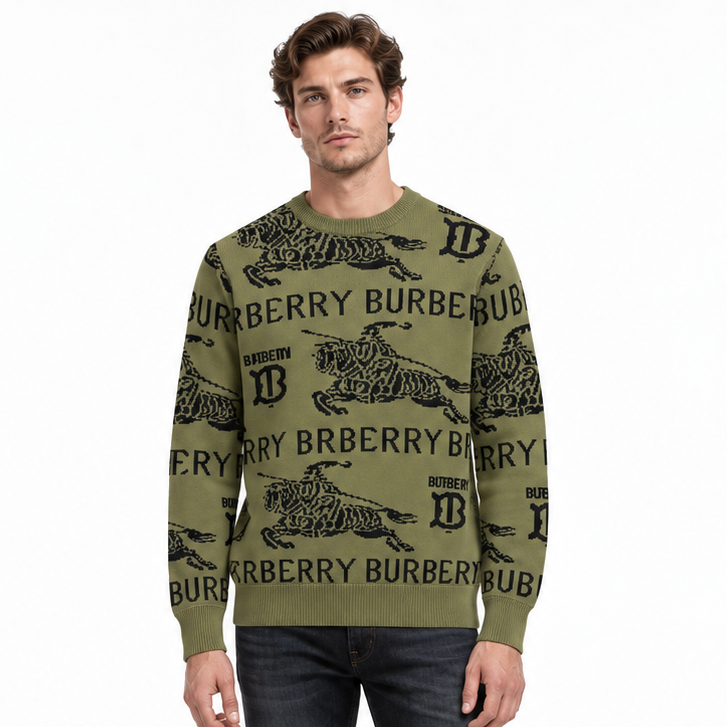 Burberry Green Authentic Quality Pullover