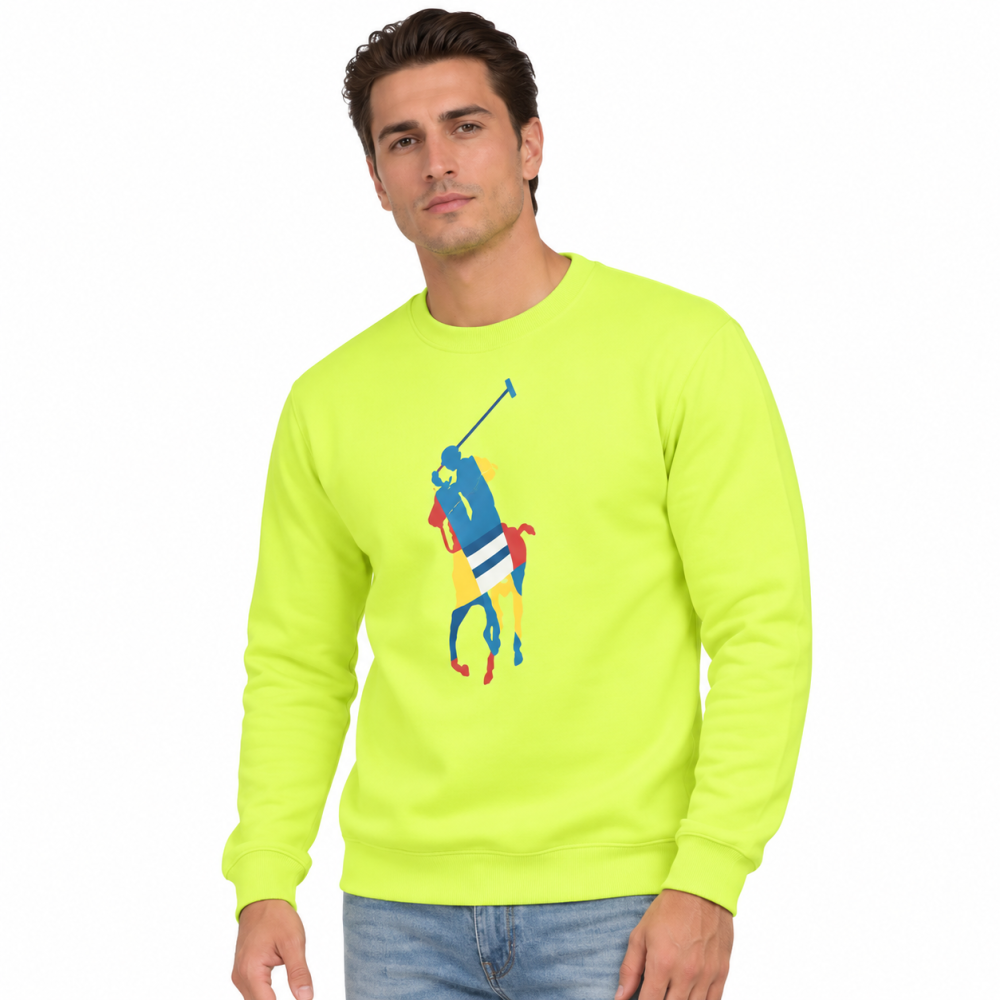 Ralph Lauren Neon Green Premium Quality Sweatshirt