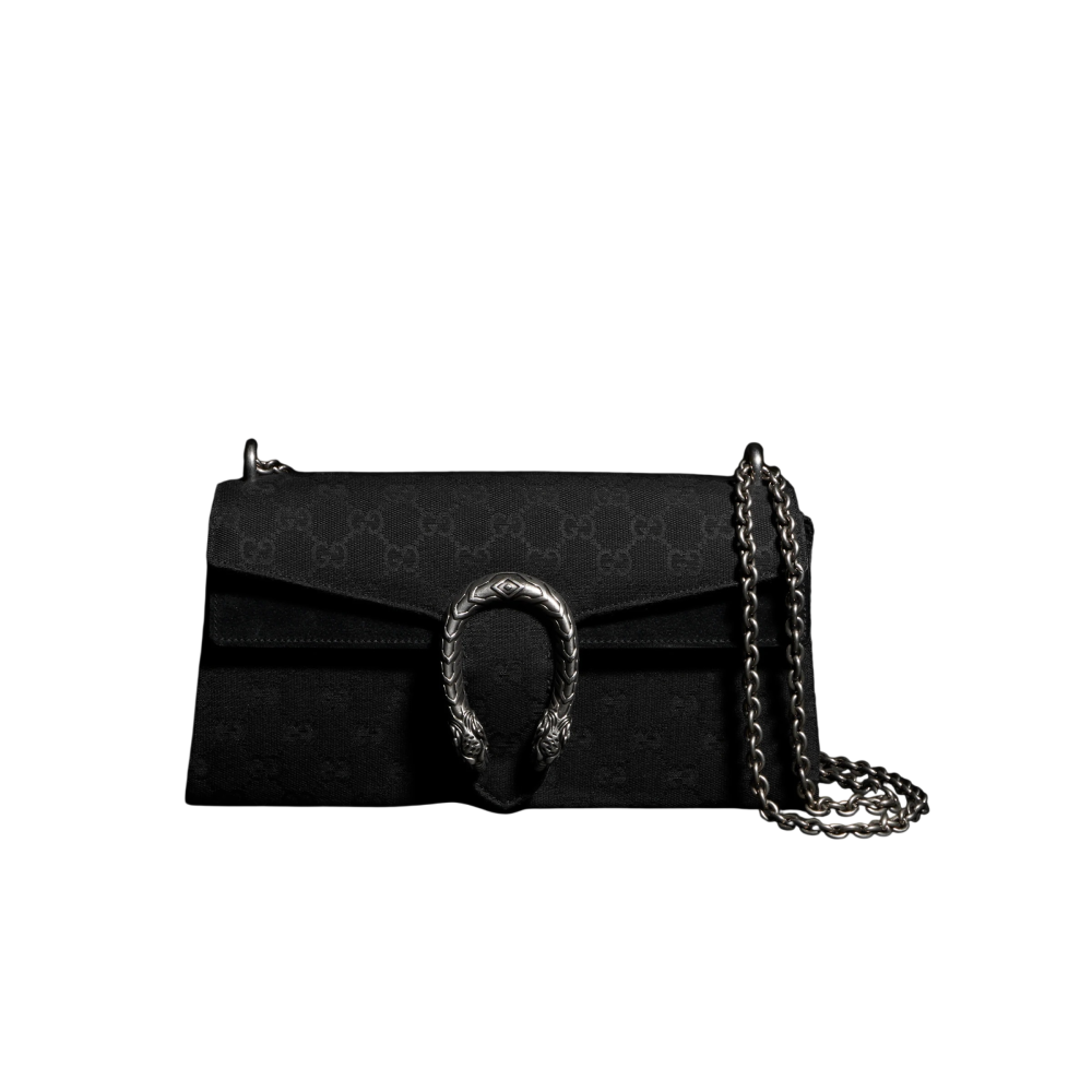 Gucci Dionysus GG Canvas Black Shoulder Bag
