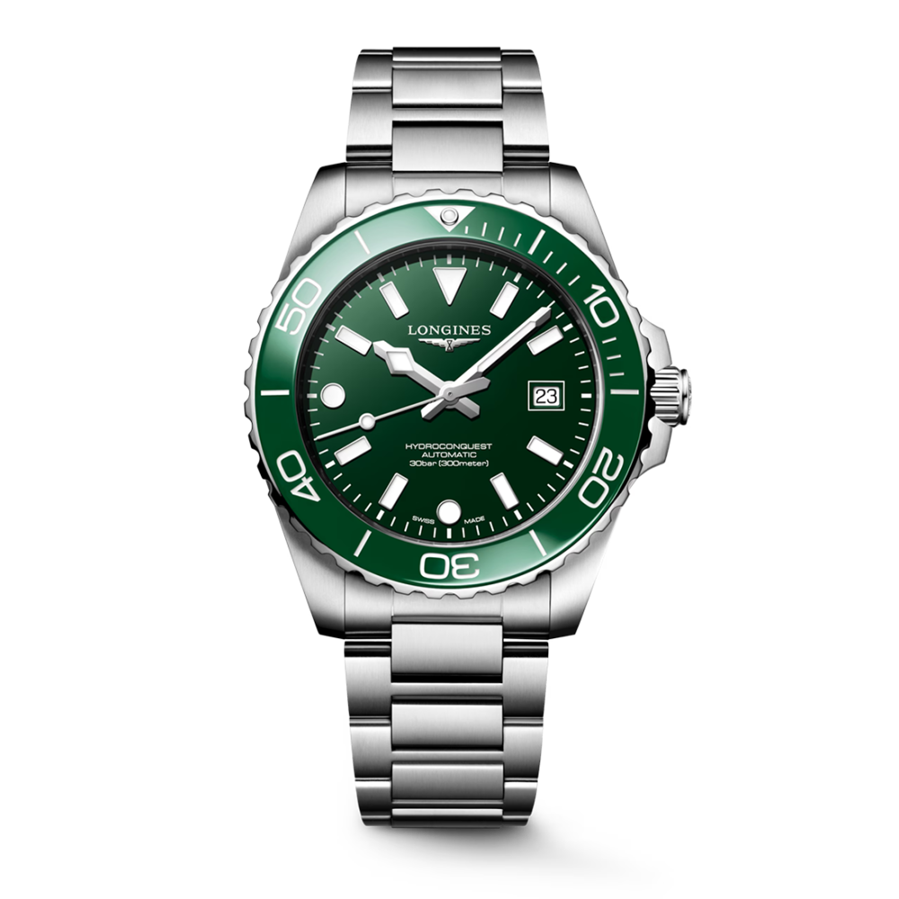 Longines HydroConquest Exclusive Edition Green Dial Watch L3.779.4.06.6