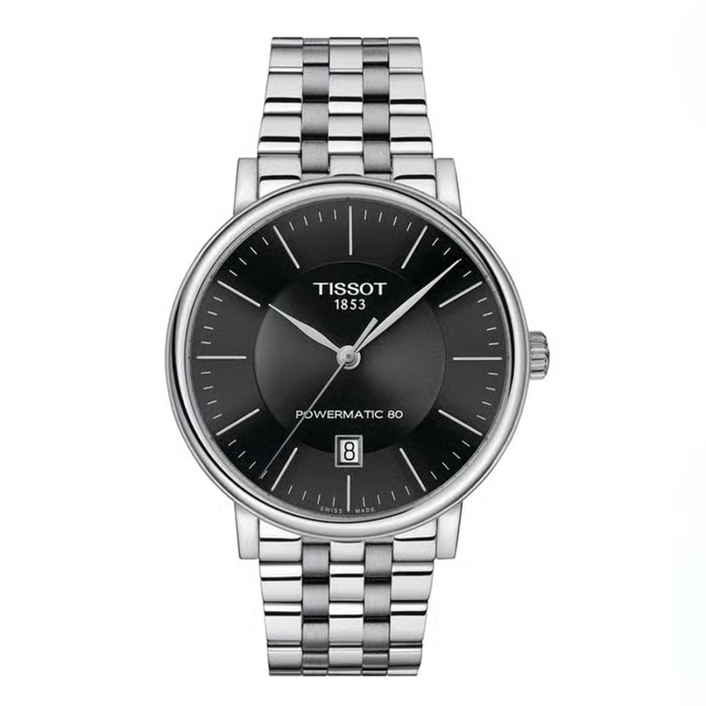 Tissot Carson Premium Powermatic 80 Black Dial Watch T122.407.11.051.00
