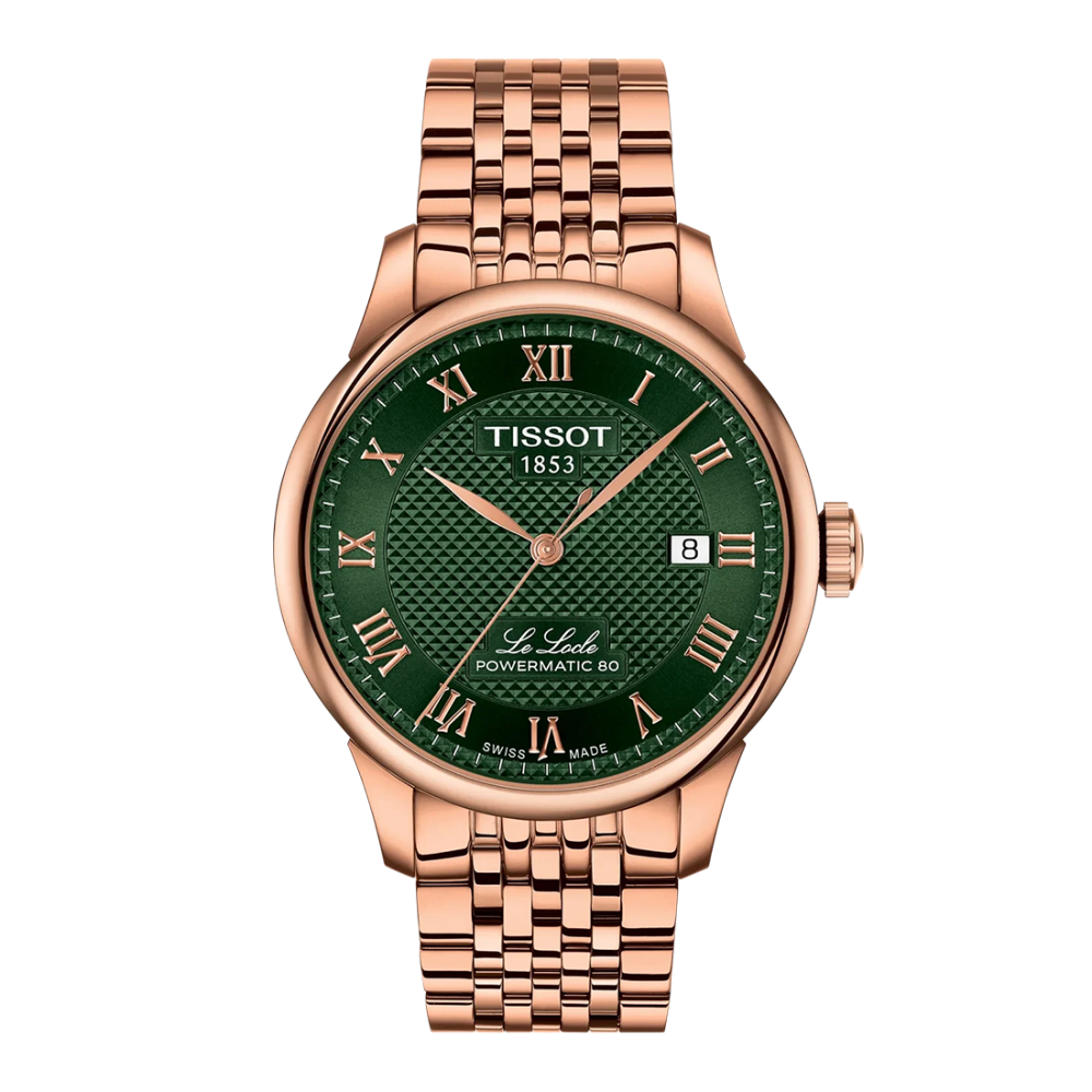 Tissot Le Locle Powermatic 80 Automatic Full Rose Gold-Tone Watch T006.407.33.093.00