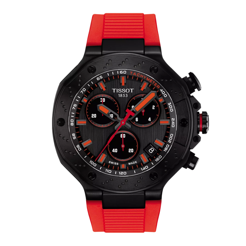 Tissot T-Race Quartz Chronograph Black Dial Watch T141.417.37.061.01