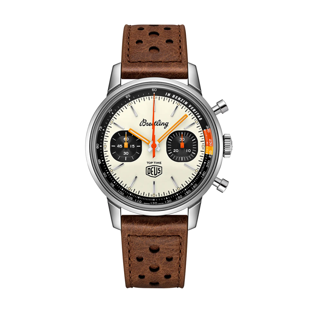 Breitling Top Time Deus Limited Edition Cream Dial Watch A233101A1A1X1