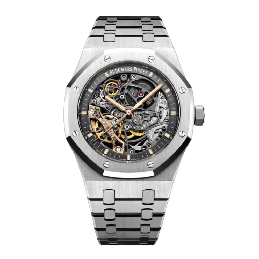 Audemars Piguet Royal Oak Double Balance Wheel Openworked Watch 15407ST.OO.1220ST.01