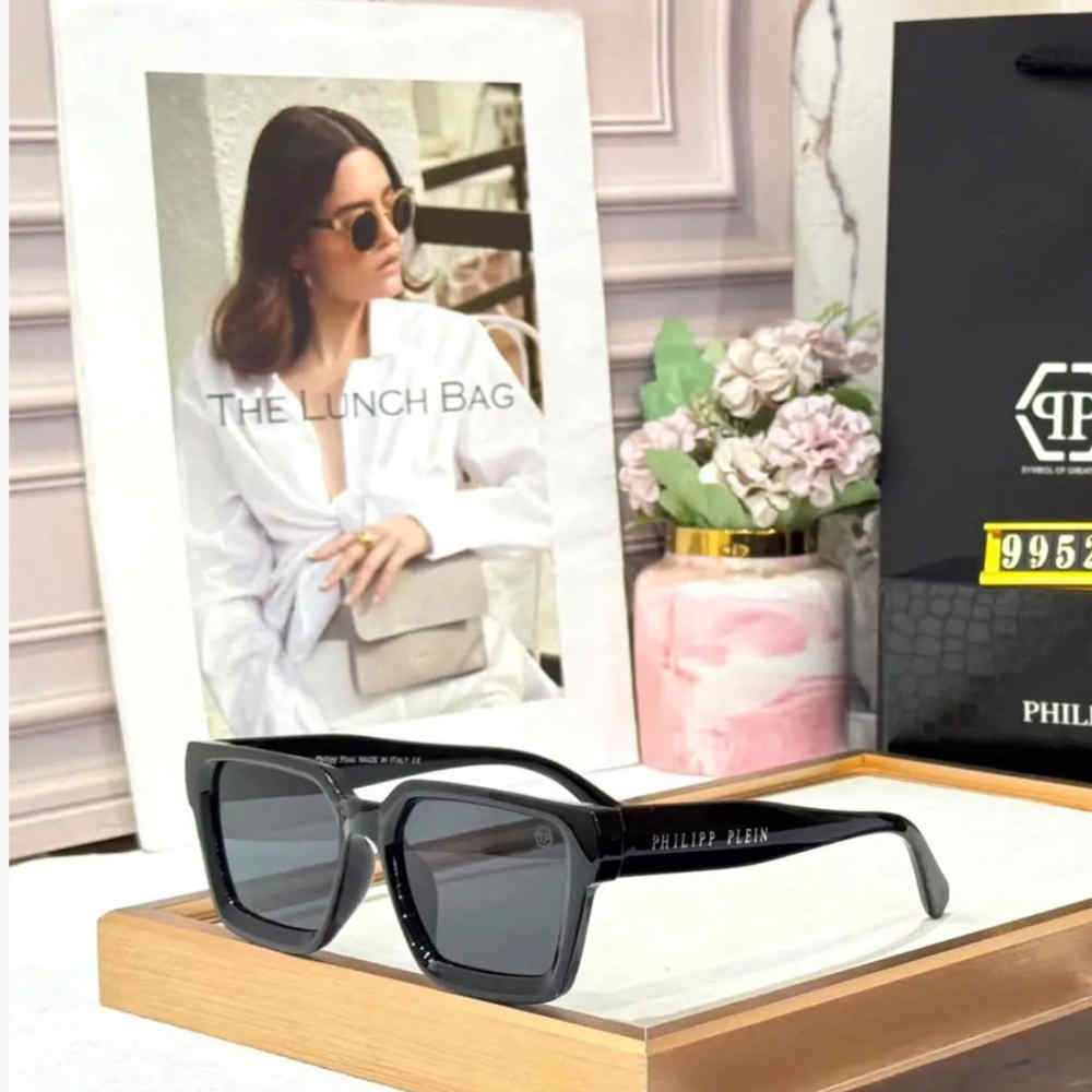 Philipp Plein Black Luxury Sunglasses