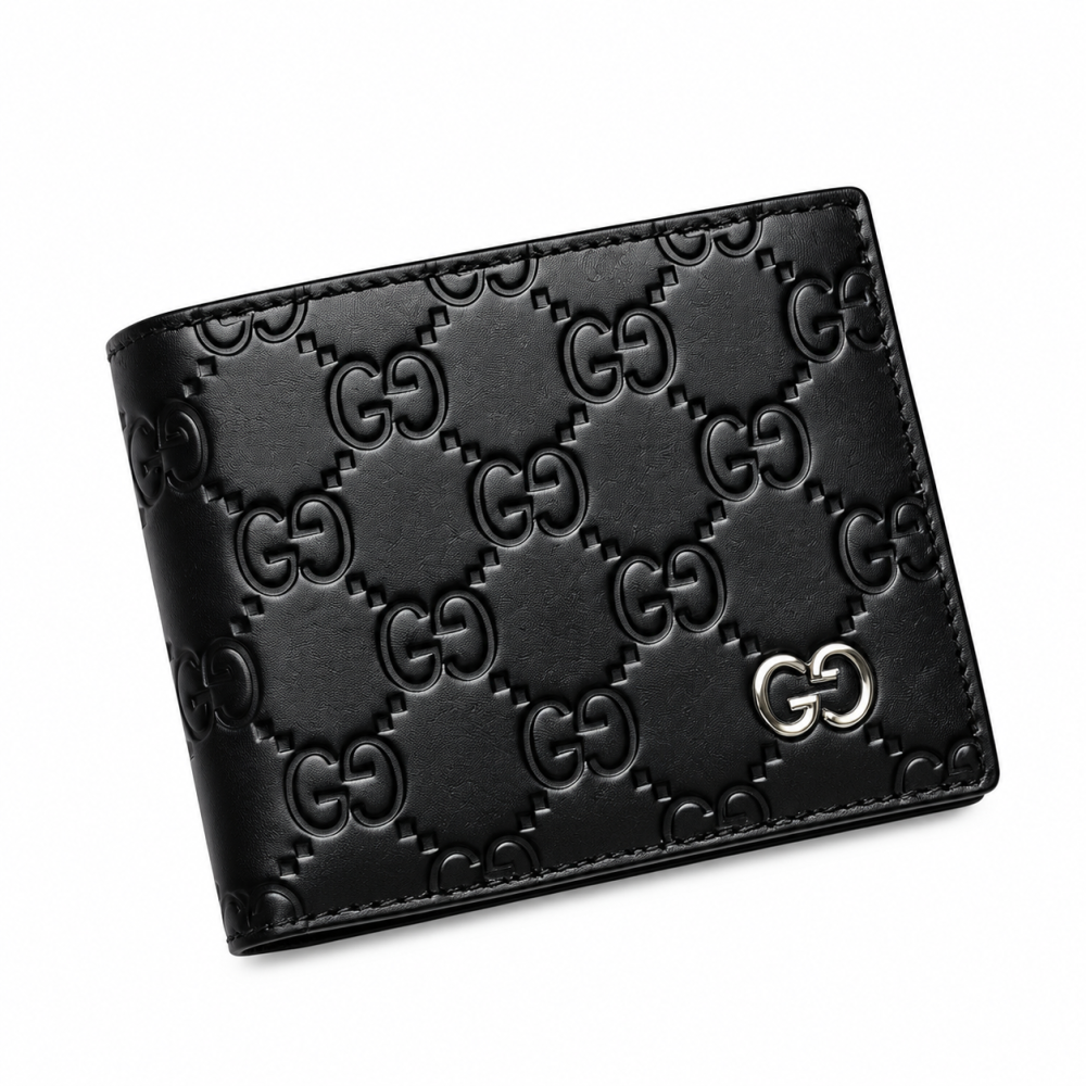 Gucci GG Supreme Monogram Compact Wallet
