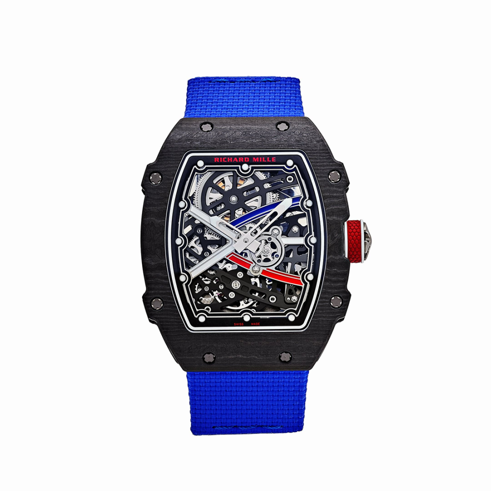 Richard Mille RM 67 RM67-02 Black Dial and Blue Strap