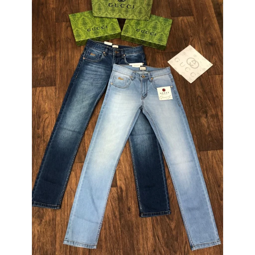 Gucci Dark Blue Premium Quality Jeans-thumb-0