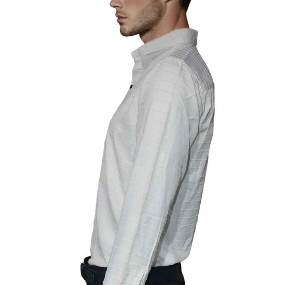 Gucci White Premium Quality Slim Fit Designer Shirt-thumb-3