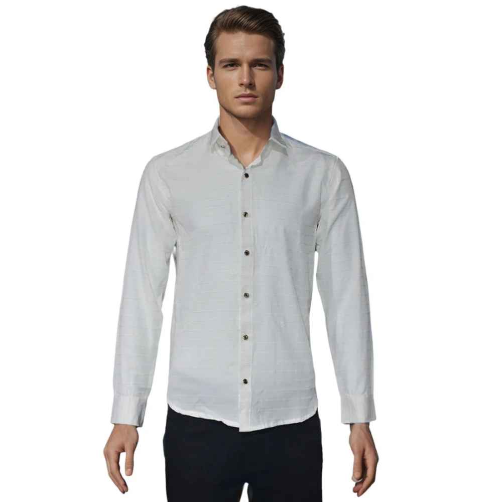 Gucci White Premium Quality Slim Fit Designer Shirt-thumb-0