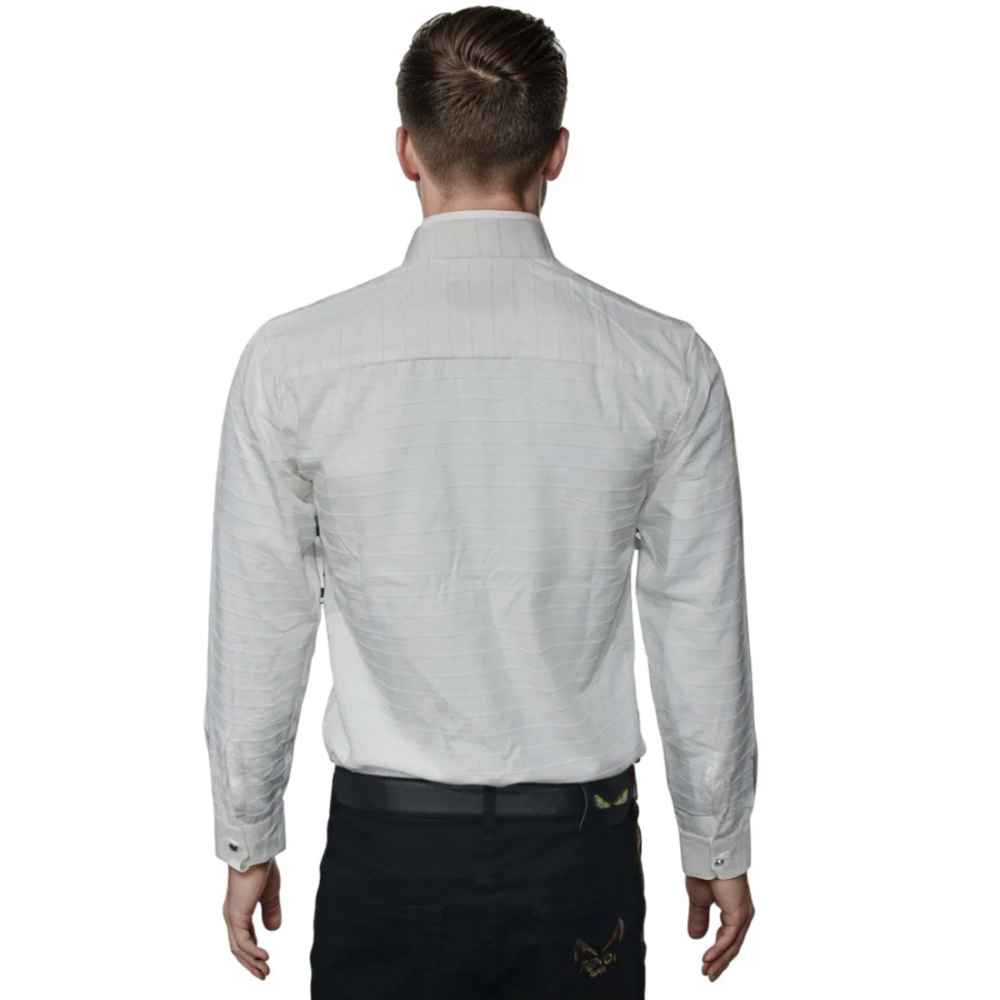 Gucci White Premium Quality Slim Fit Designer Shirt-thumb-1