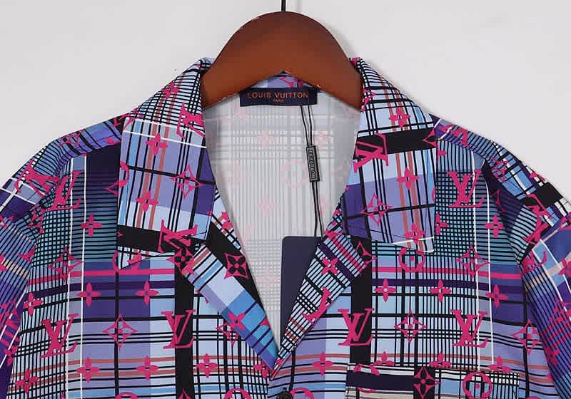 Louis Vuitton Printed Half Sleeve Shirt-thumb-6