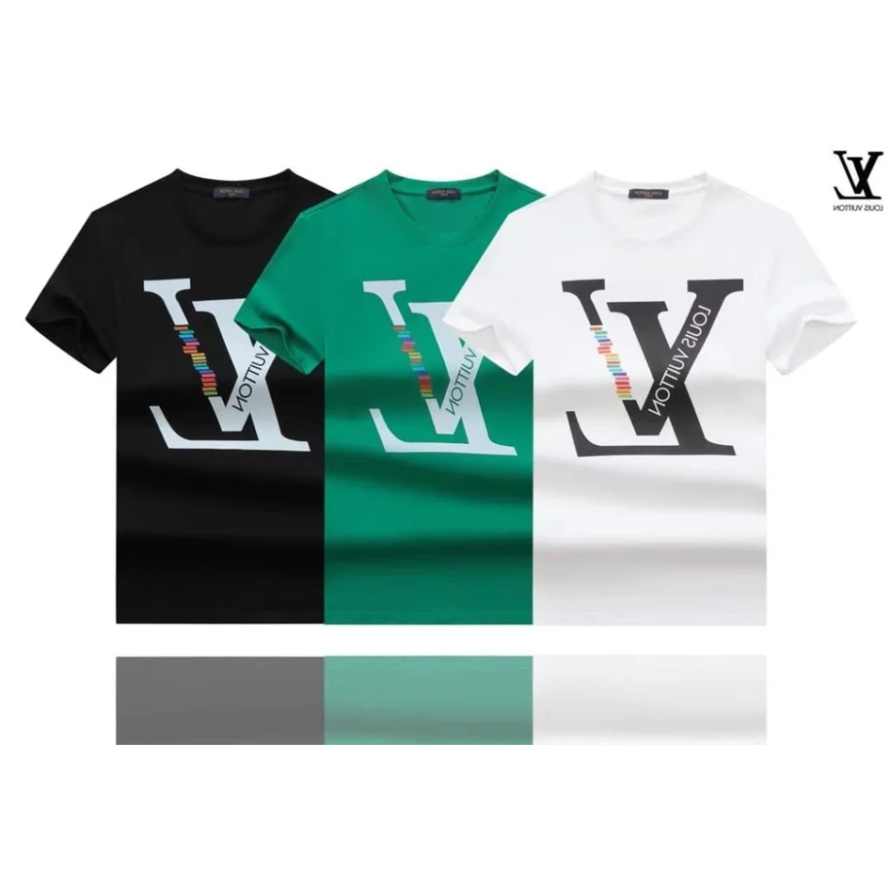 Louis Vuitton Black Premium Quality Tees-thumb-0