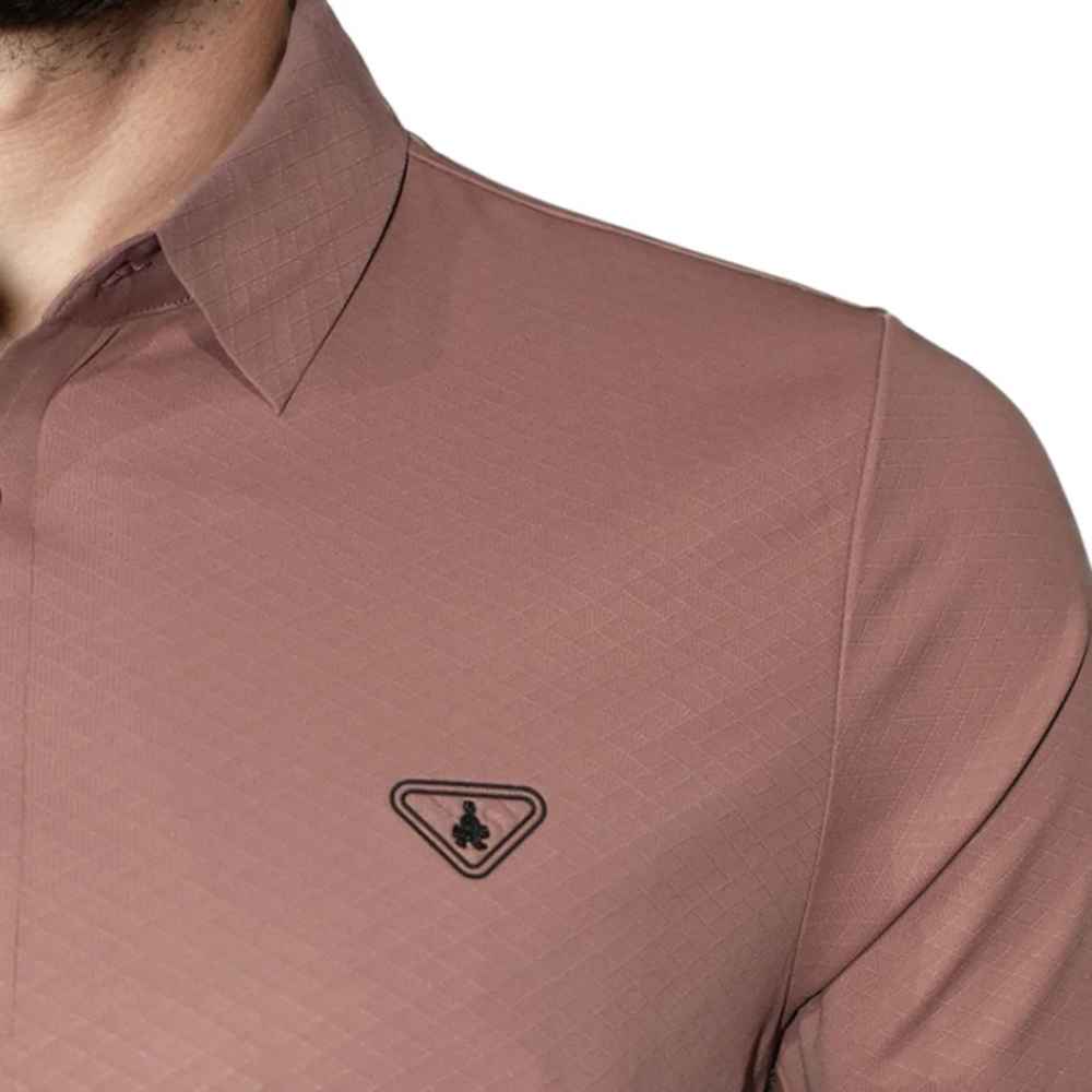 Prada Red Wood Premium Polo T-shirt-thumb-4