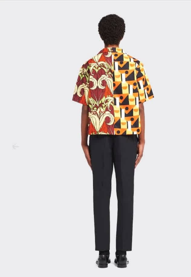 Prada Red & Yellow Premium Quality Shirt-8
