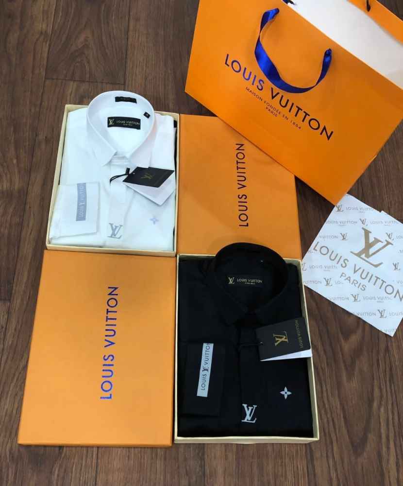 Louis Vuitton White Premium Quality Shirt-2