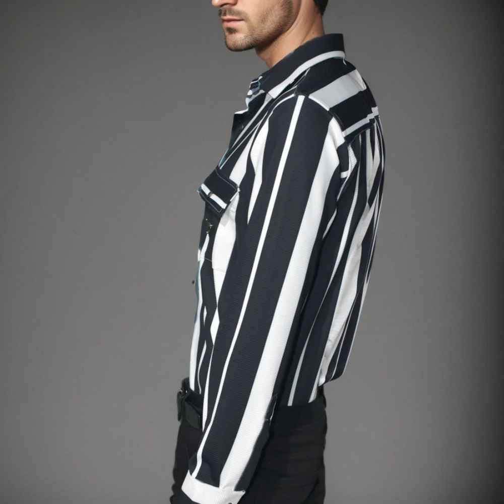 Prada White & Black Premium Quality Shirt-3