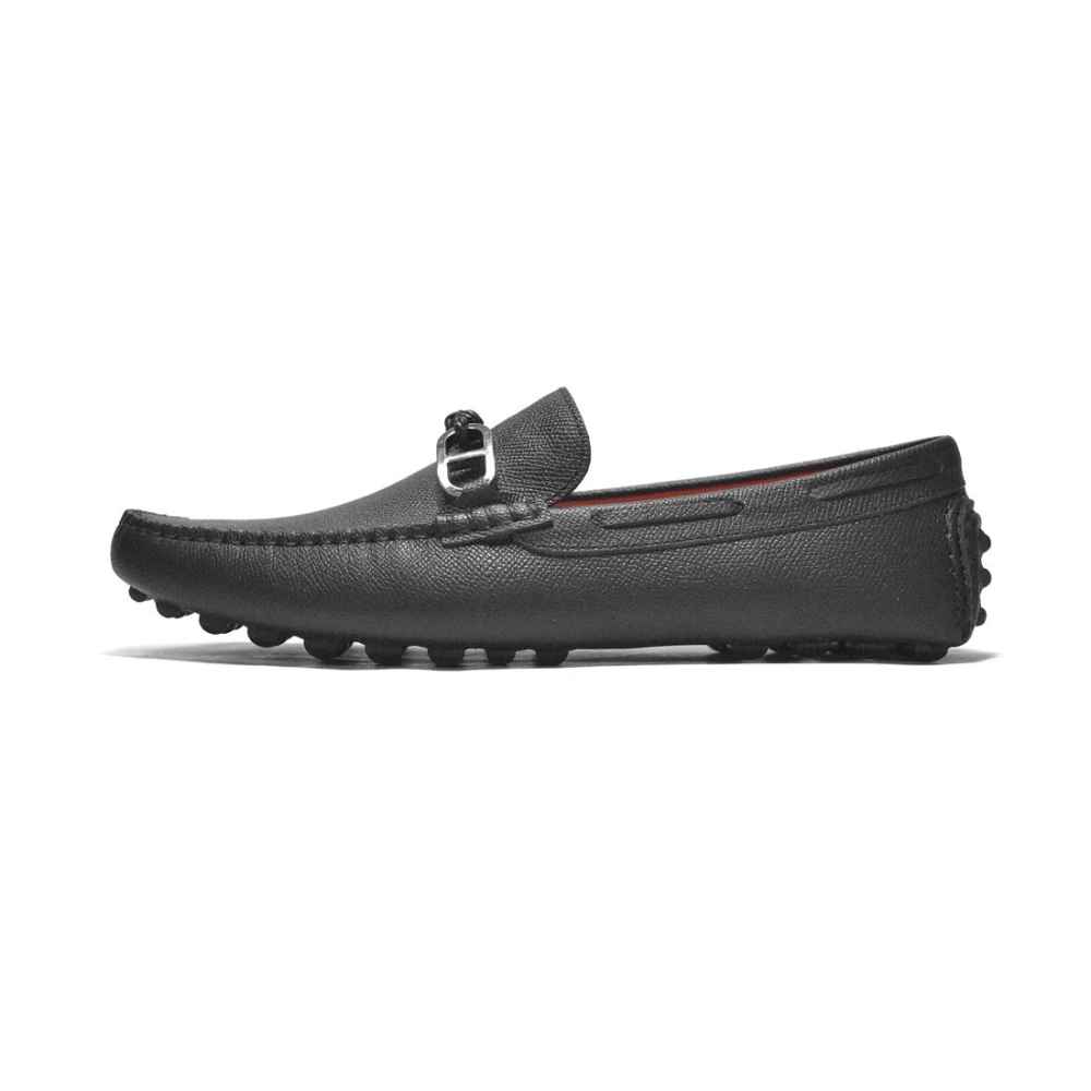 Hermes Black Premium Quality Loafers-1