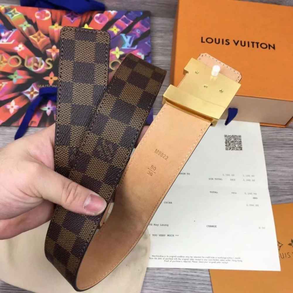 Louis Vuitton Golden Premium Quality Belt-1