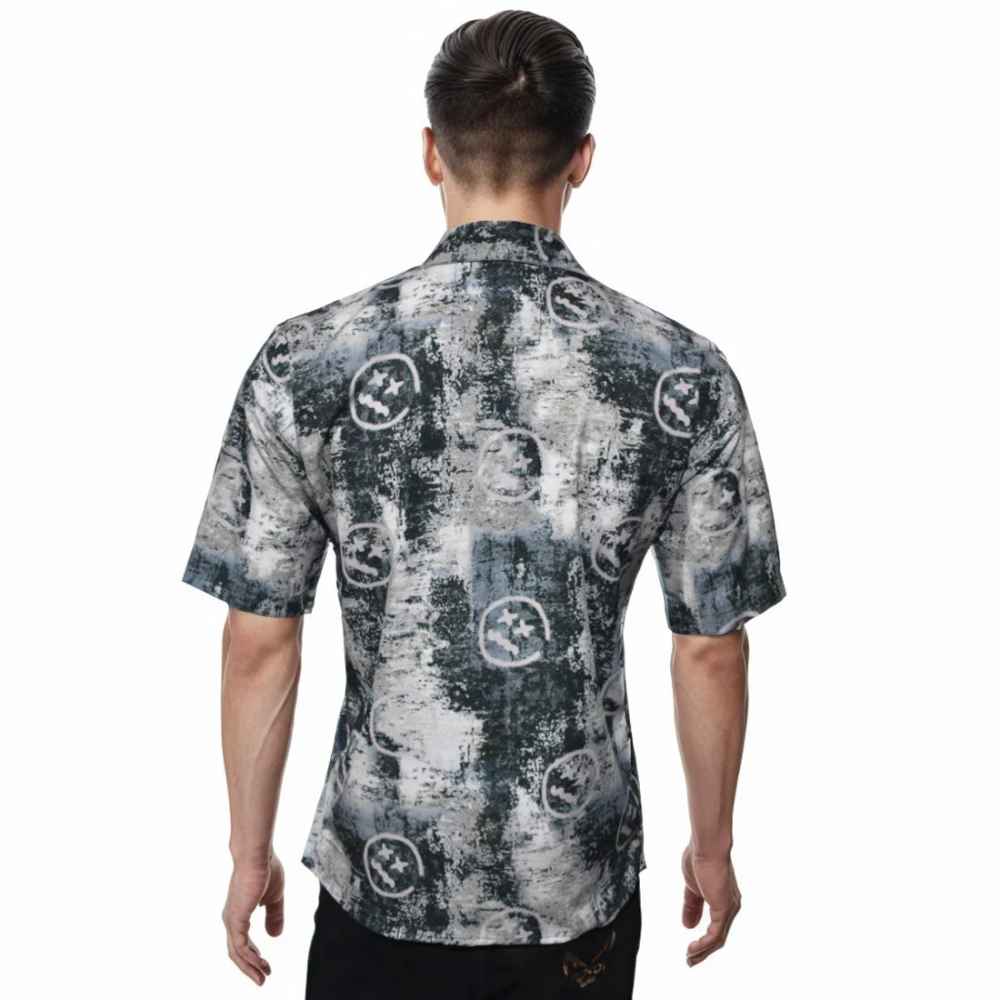 Moschino Black & White Premium Quality Designer Shirt-thumb-1