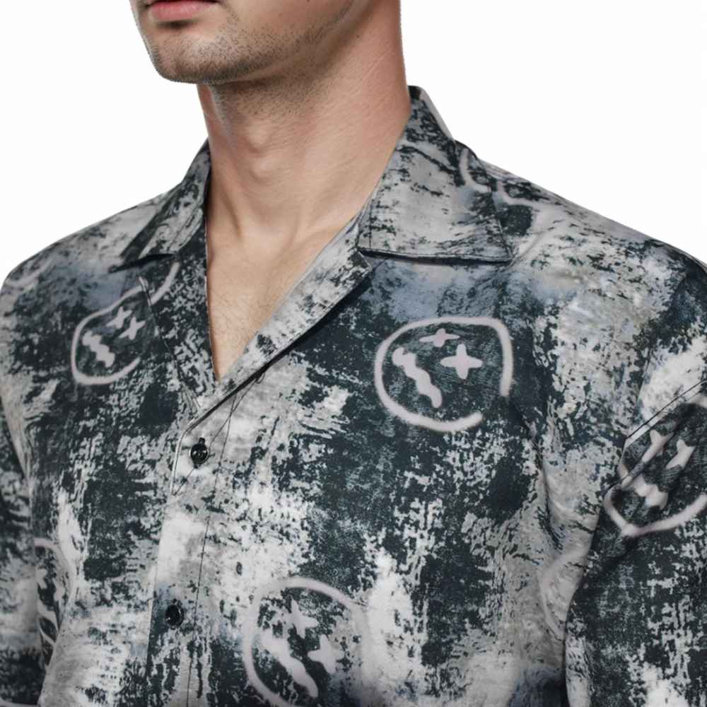 Moschino Black & White Premium Quality Designer Shirt-thumb-2