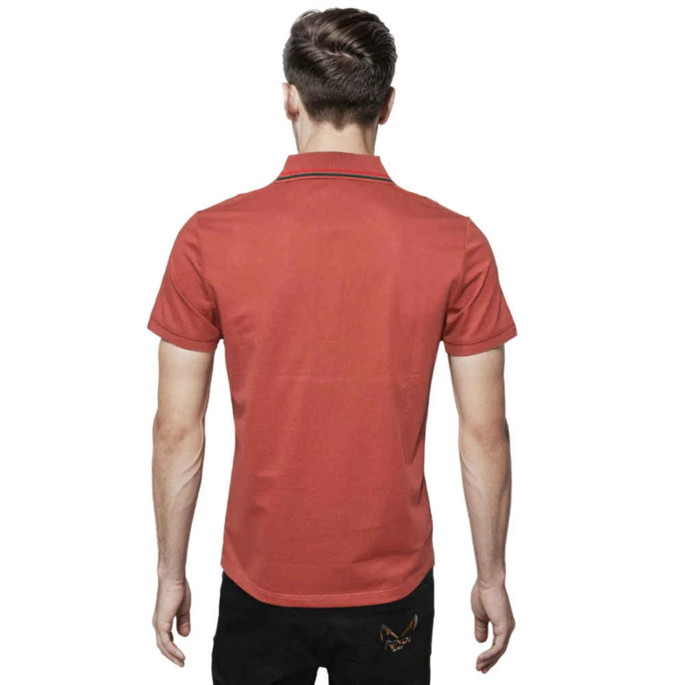 Gucci Red Premium logo Embroidered T-shirt-thumb-1